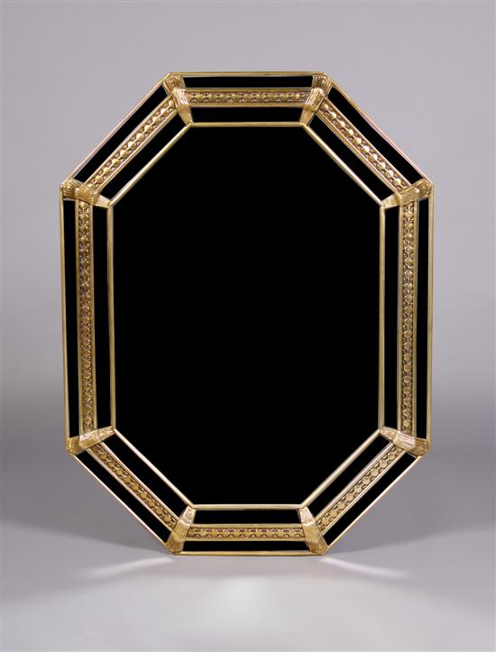 Appraisal: A Carved Giltwood Mirror Height inches