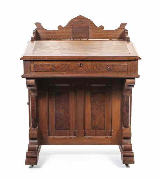 Appraisal: A Victorian Davenport Desk of typical form with a series