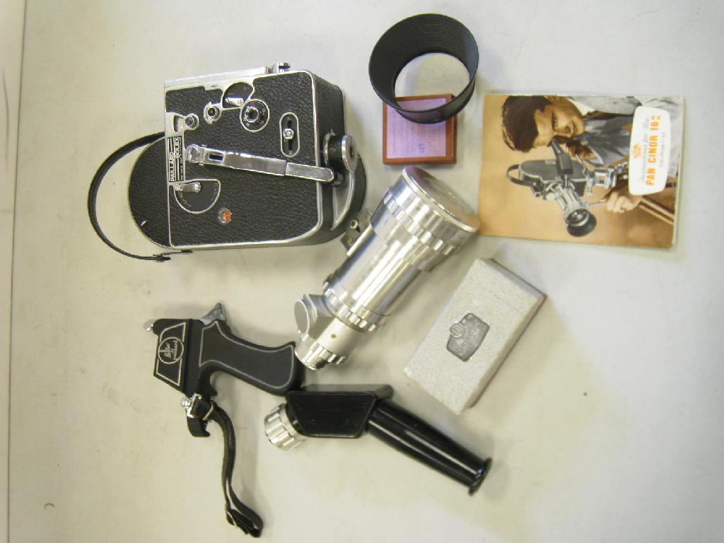 Appraisal: A Paillard Bolex Movie Camera with accessories