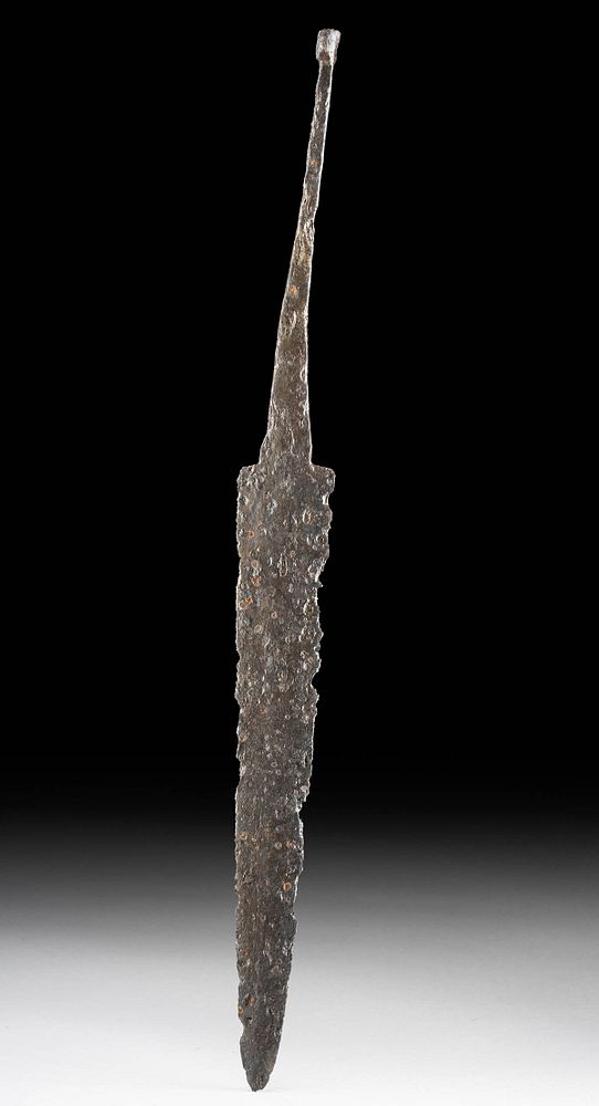 Appraisal: Medieval English Iron Blade Northern Europe England Medieval period ca