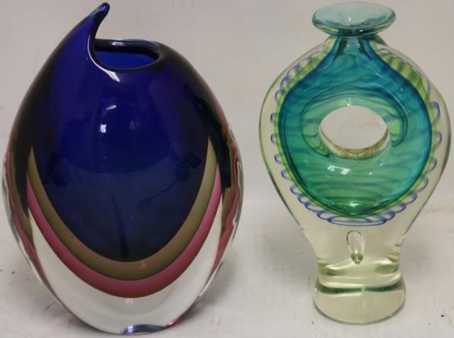 Appraisal: PIECES OF TH C ITALIAN ART GLASS TO INCLUDEWEDDING STYLE