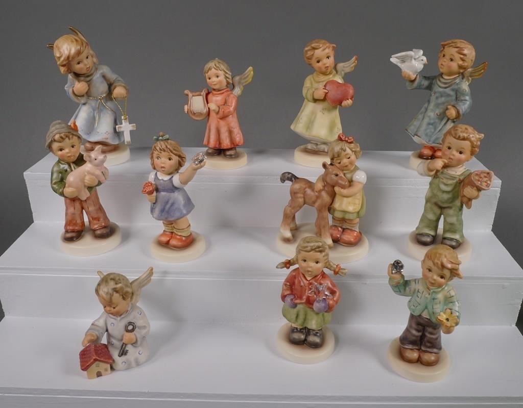 Appraisal: Collection of Hummel figurines TMK- Hummels included Annual Angel Angel