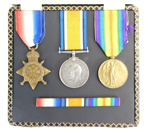 Appraisal: A Great War medal trio awarded to Private Phillip Gardner