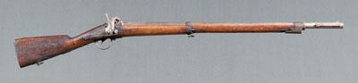 Appraisal: Belgian muzzle loading musket percussion - in barrel butt and