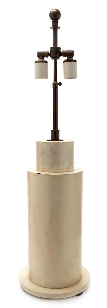 Appraisal: After Jean Michel Frank American Late th Century Table Lamp