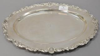 Appraisal: Gorham sterling silver tray marked A t oz lg wd