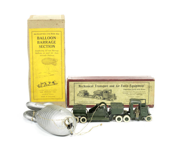 Appraisal: Britains set Barrage Balloon with Winch and Heavy Duty Lorry