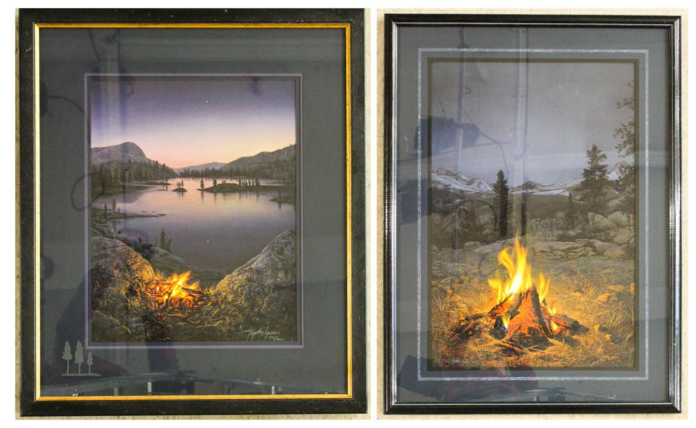 Appraisal: STEPHEN LYMAN Idaho California - two offset lithographs A Mountain