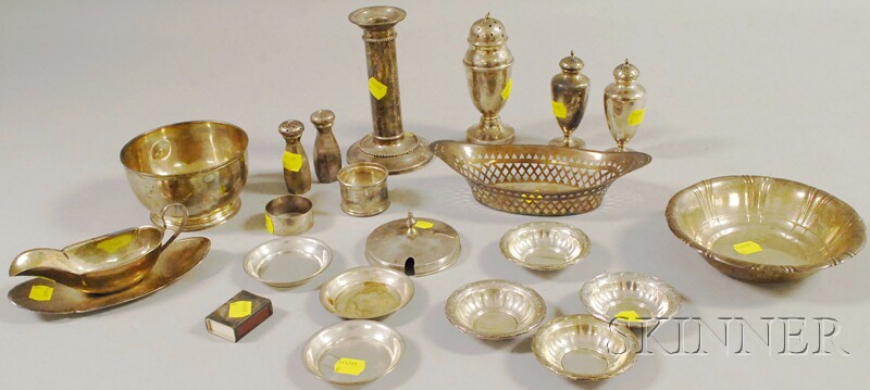 Appraisal: Group of Small Silver Tableware including a Dominick Haff shallow