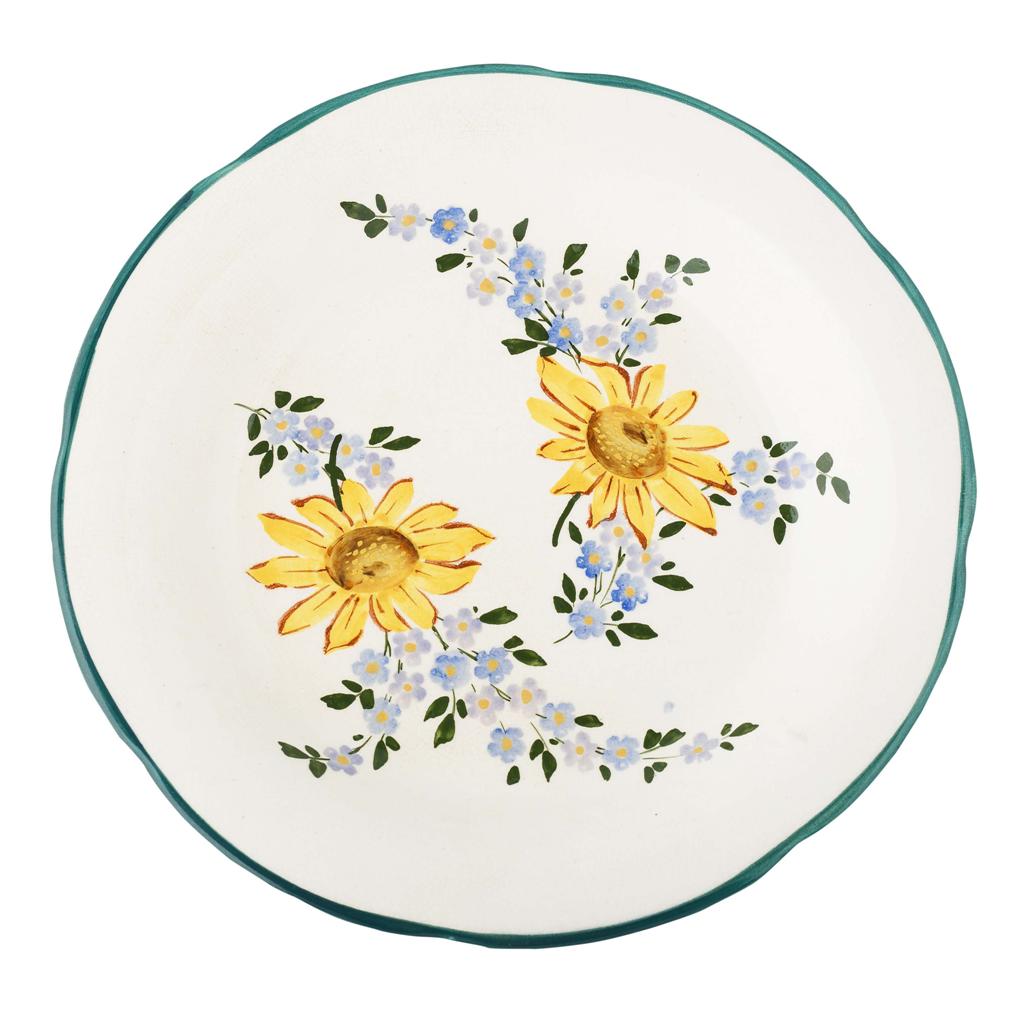 Appraisal: WEMYSS WARE 'DAISIES AND FORGET-ME-NOTS' PATTERN GORDON PLATE CIRCA impressed