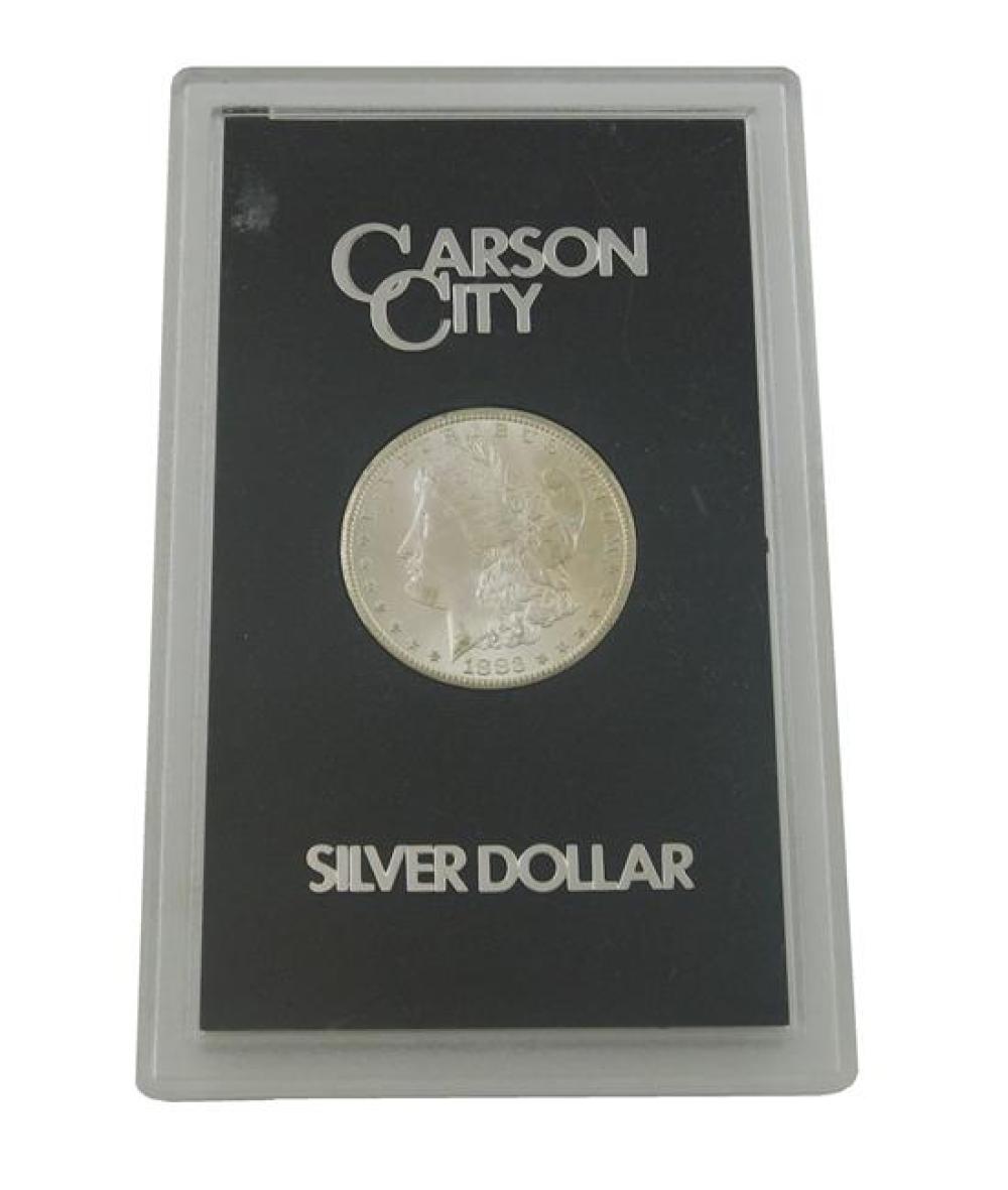 Appraisal: - CC one dollar uncirculated in GSA plastic case