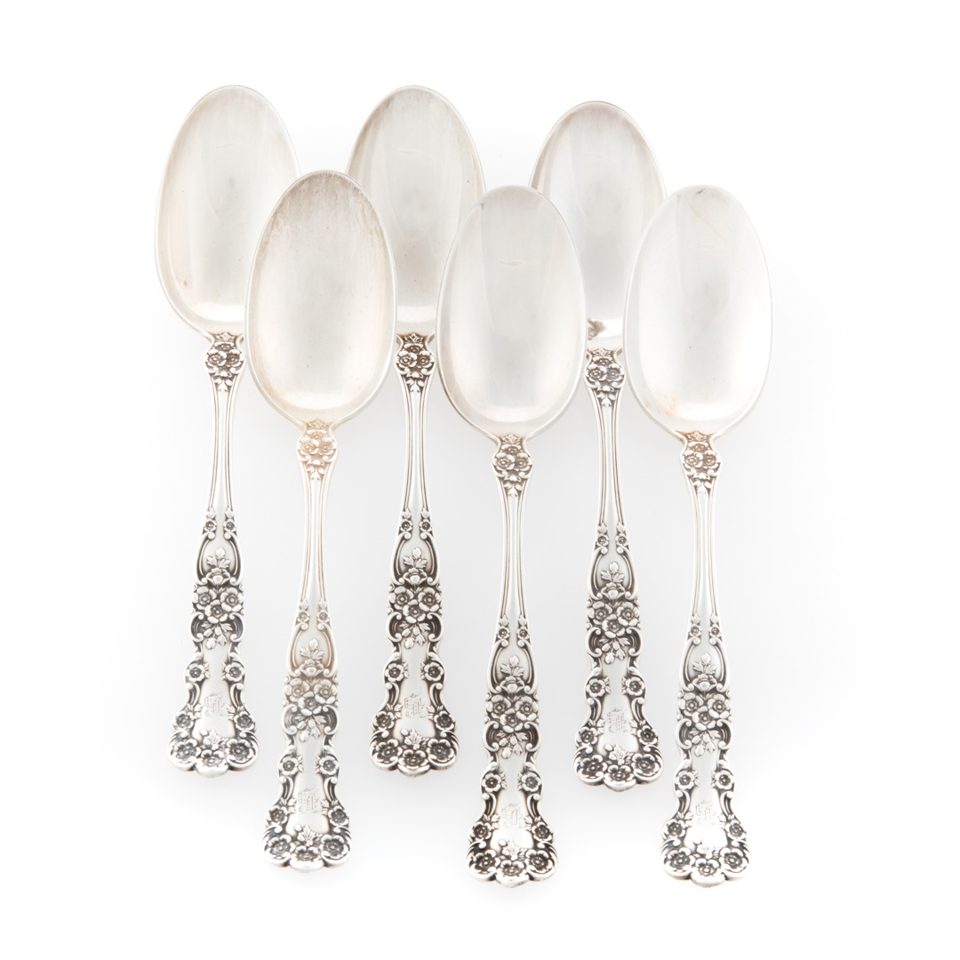 Appraisal: Set of Gorham Buttercup sterling teaspoons ozt