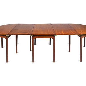 Appraisal: A George III Style Mahogany Dining Table Early th Century