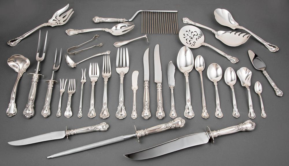 Appraisal: Gorham Chantilly Pattern Sterling Silver Flatware Service pat incl each