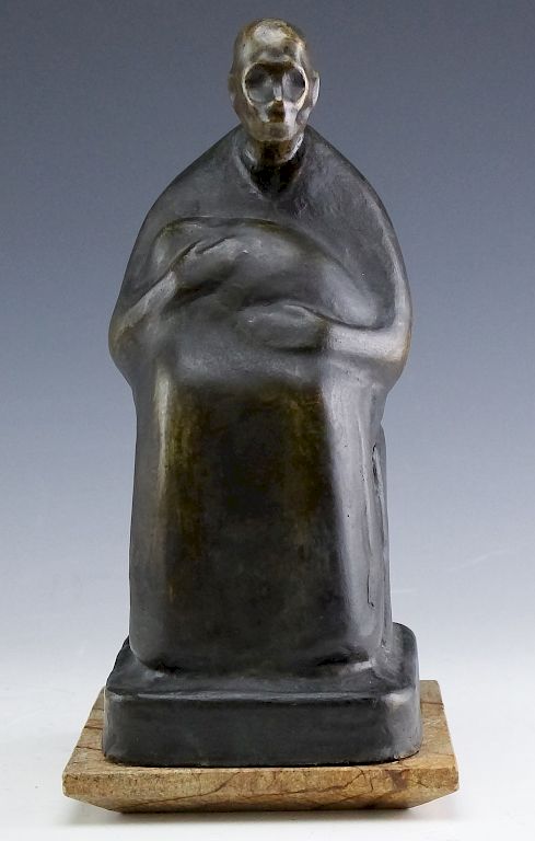 Appraisal: Kathe Schmidt Kollwitz - Bronze Sculpture Guaranteed Authentic Kathe Schmidt