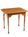 Appraisal: TAVERN TABLE - th c cherry shaped top tavern table