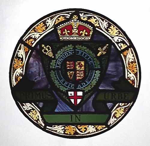 Appraisal: A pair of early th Century armorial stained glass roundels