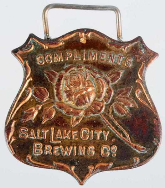 Appraisal: Salt Lake City Brewing Company Fob Nice detail Some wear