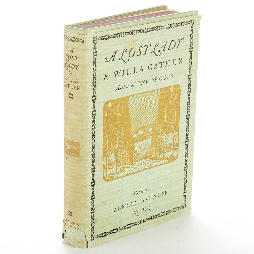 Appraisal: Willa Cather A Lost Lady st Edition Willa Cather -