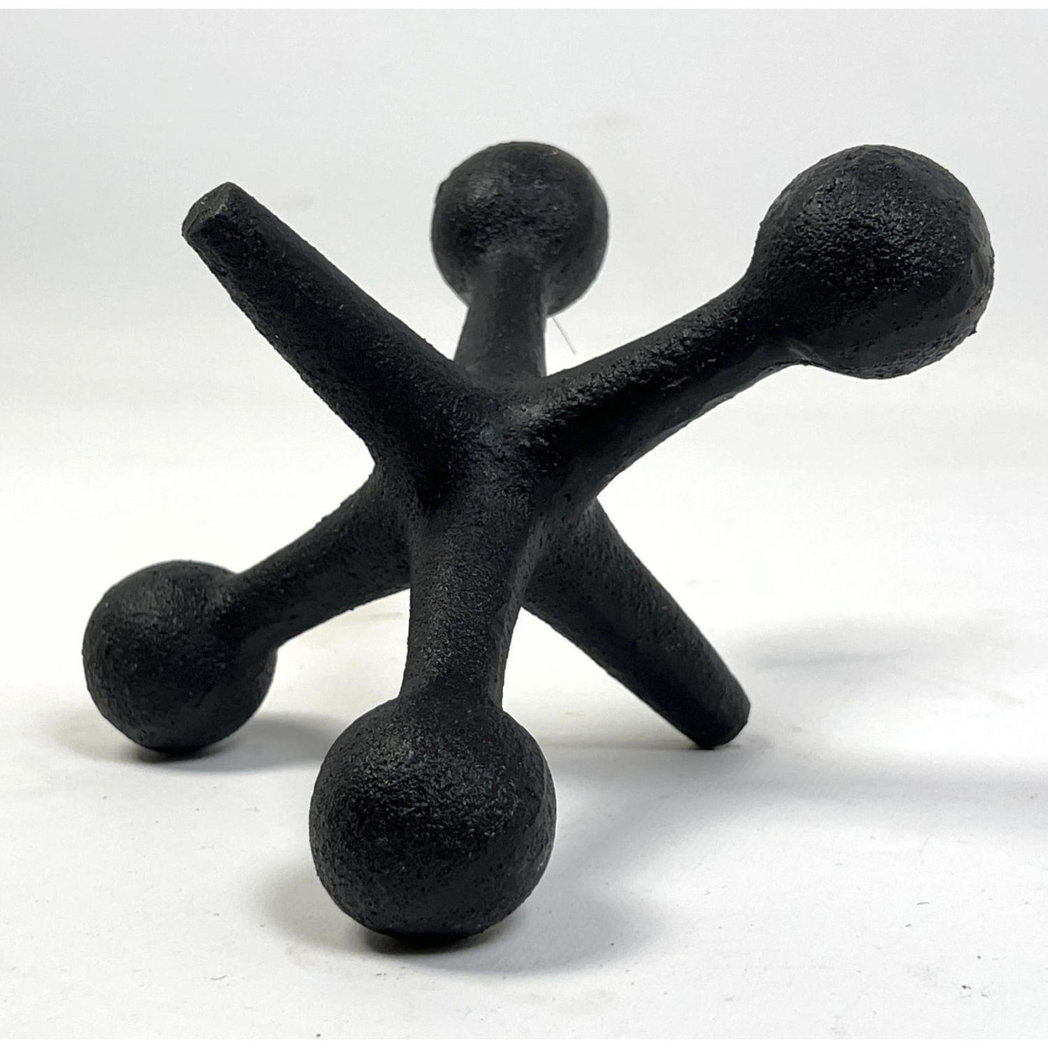 Appraisal: Industrial Cast Iron Jacks Jax Sculptures Black finish Can be