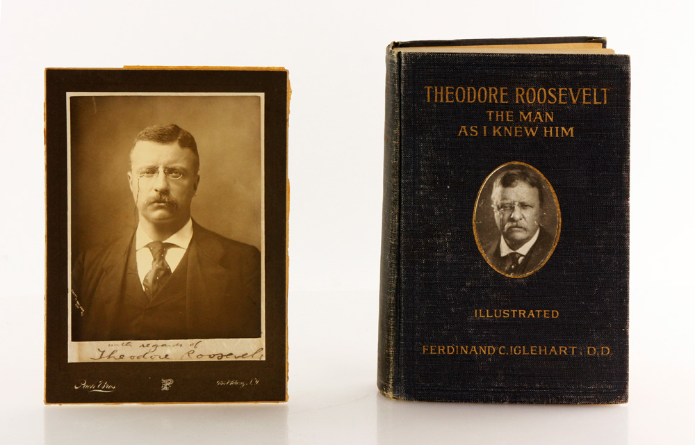 Appraisal: - Autographed Photograph of Theodore Roosevelt Photograph of President Theodore