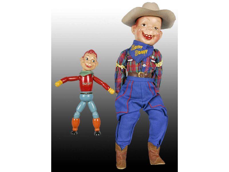 Appraisal: Lot of s Howdy Doody Dolls Description '' L Cameo