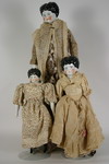 Appraisal: DOLL - Lot of three 's china head dolls including