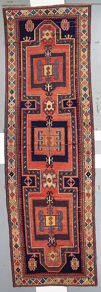 Appraisal: A Karabagh runner Caucasian late th century size approximately ft