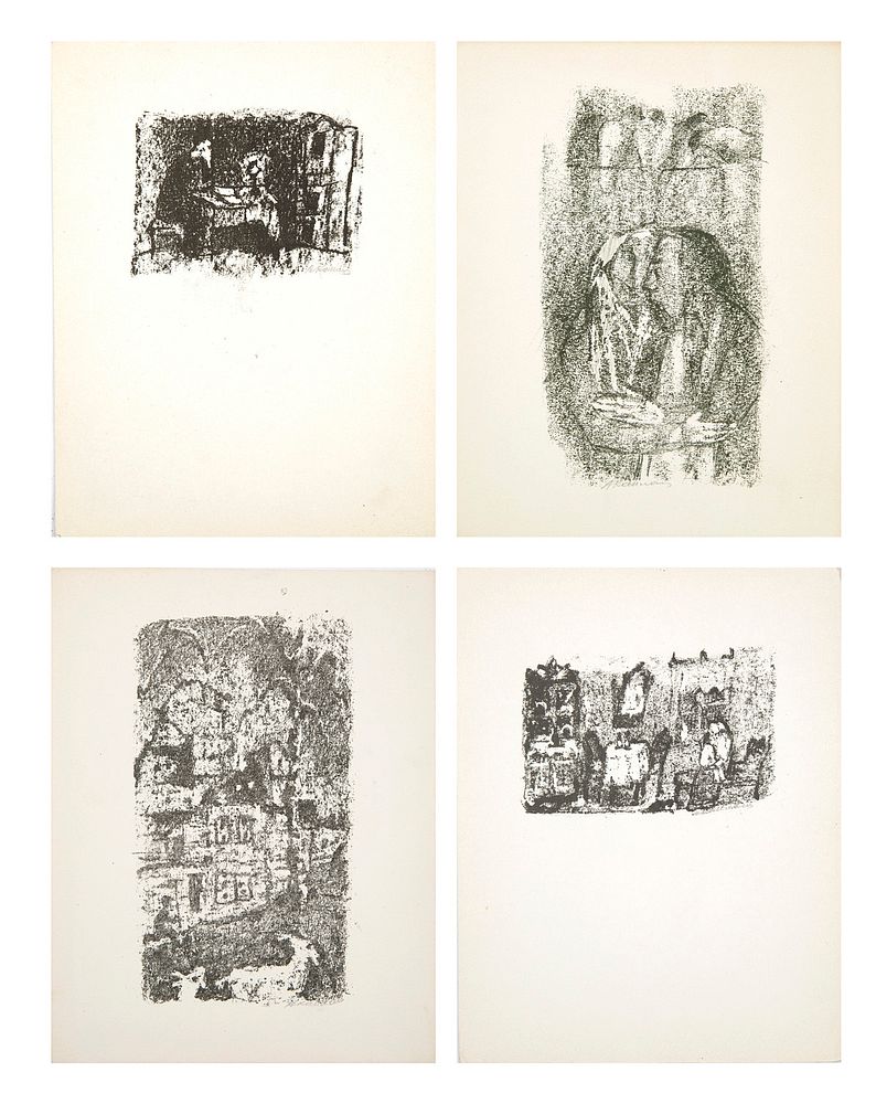 Appraisal: A GROUP OF MISCELLANEOUS SHEETS FROM PORTFOLIOS BY ANATOLIY KAPLAN