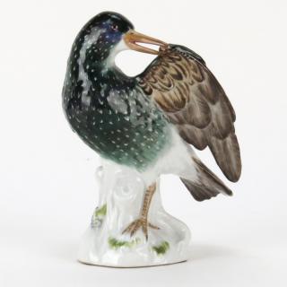 Appraisal: Antique Meissen Porcelain Bird Figurine Antique Meissen Porcelain Bird Figurine