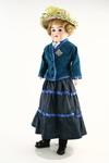 Appraisal: DOLL - AM no DEP bisque head blue eyes H