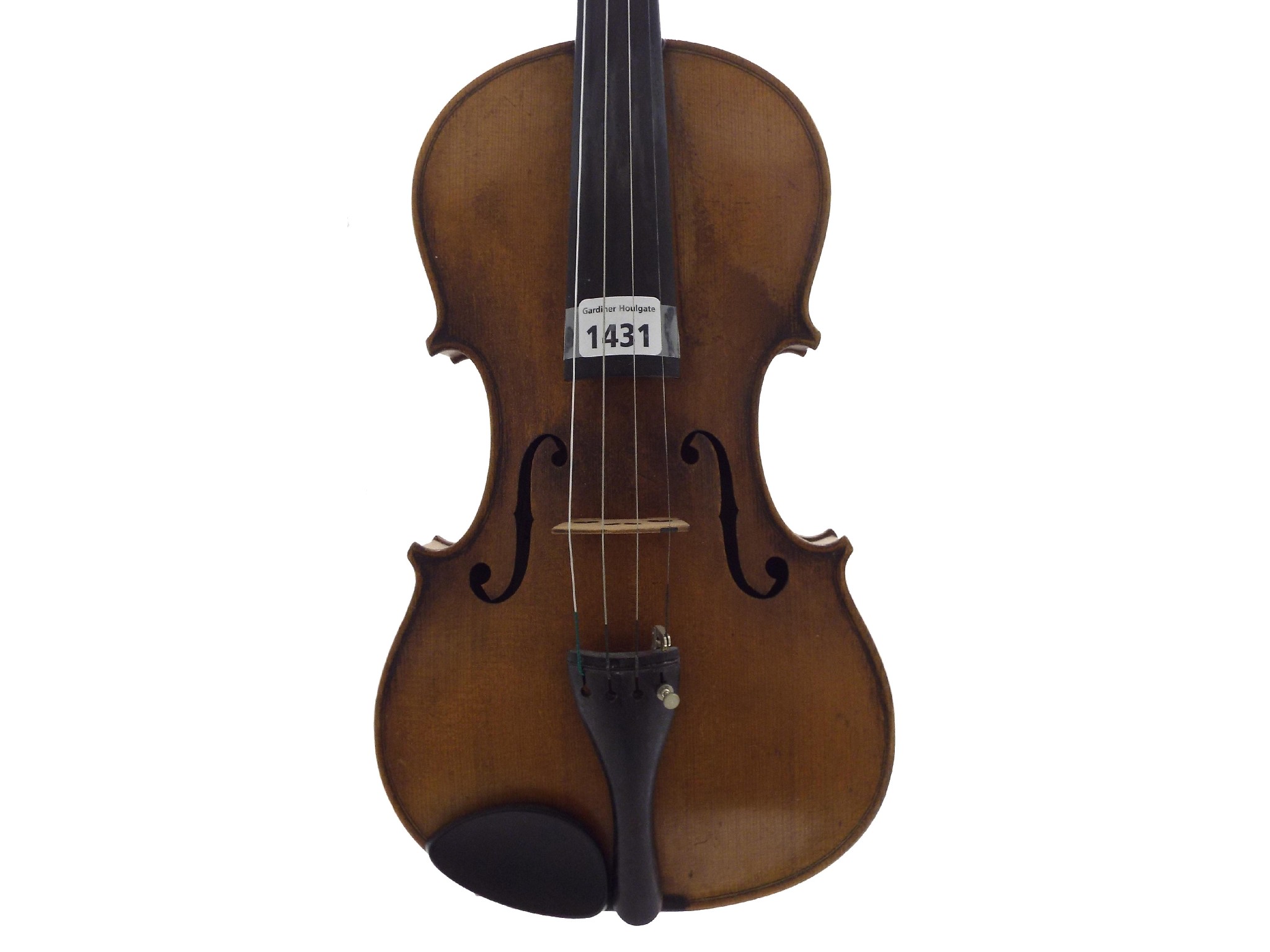 Appraisal: German violin labelled Schuster Co Markneukirchen in Sachsen Urbaut cm