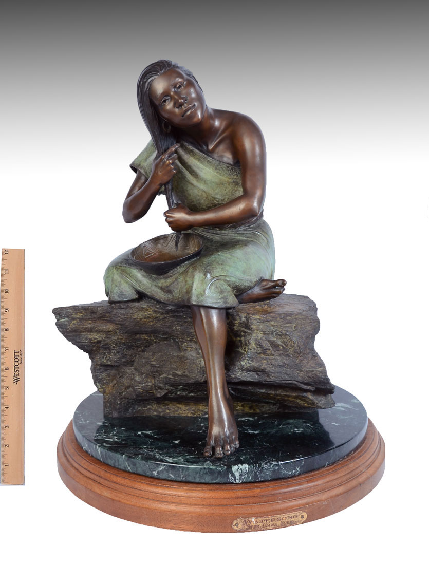 Appraisal: YORK Star Liana American - ''Watersong'' Bronze '' h affixed