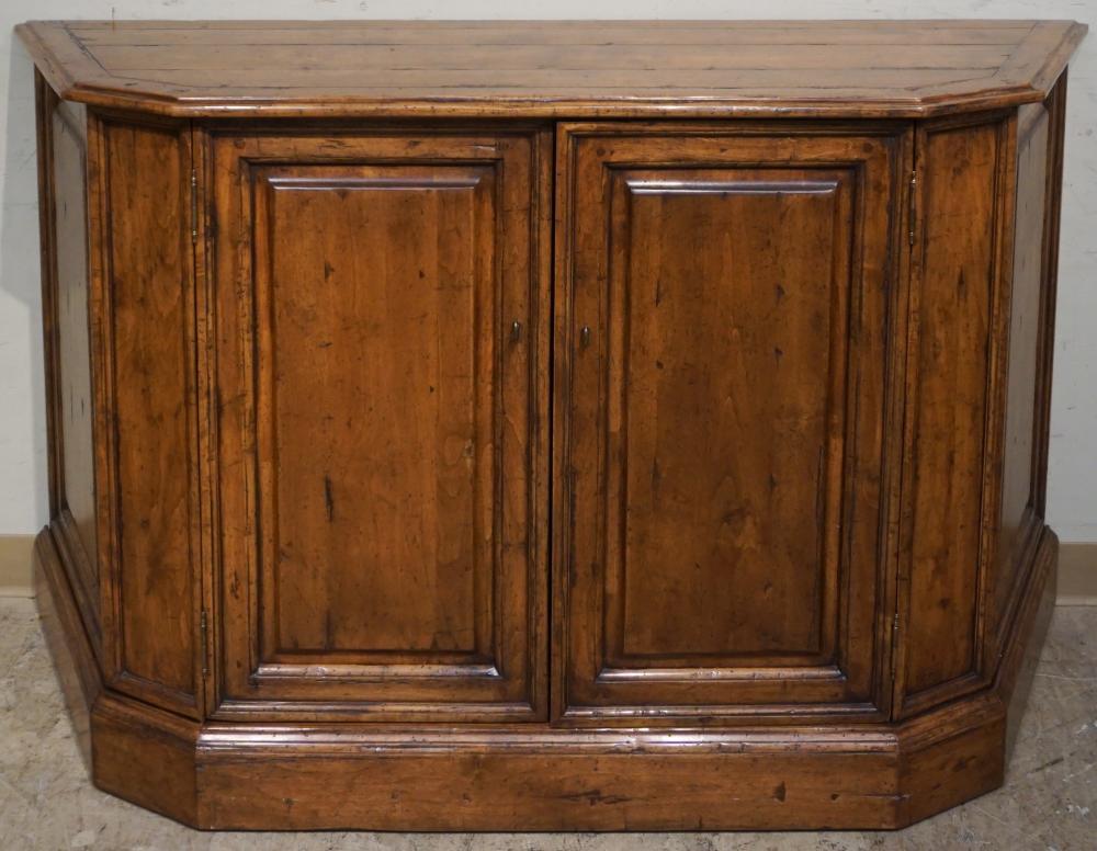 Appraisal: Contemporary Pecan Side Cabinet x x in x x cm