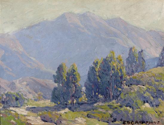 Appraisal: Edgar Alwin Payne California - MOUNTAIN LANDSCAPEoil on board framed