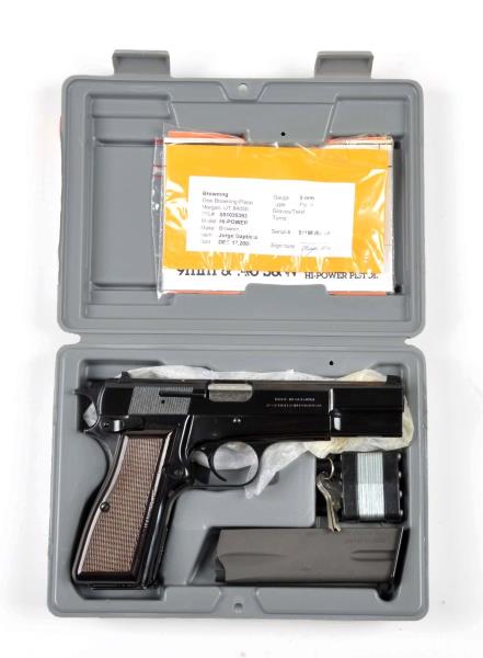 Appraisal: MIB Browning Hi-Power Semi-Automatic Pistol Serial MN Pistol is brand