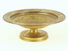 Appraisal: FOOTED TAZZA - Tiffany gilded embossed bronze with enameled detail