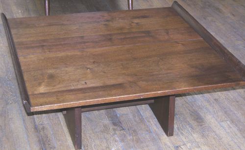 Appraisal: Milkhouse Table Nakashima George American - designed walnut wood x