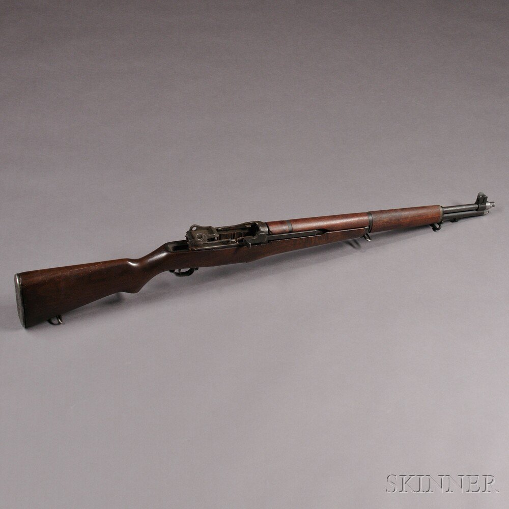 Appraisal: Deactivated M- Garand c walnut stock and handguards receiver cut