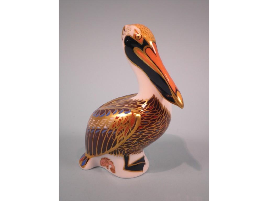 Appraisal: A Royal Crown Derby porcelain figure of a brown pelican