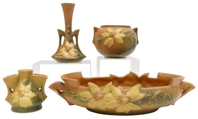 Appraisal: lot of American art pottery group Roseville all in the