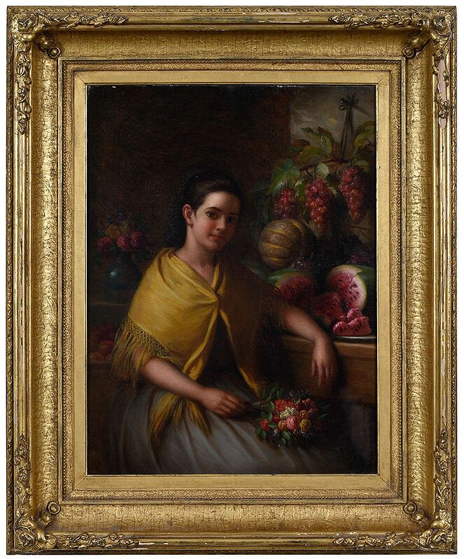 Appraisal: George Henry Hall New York New Hampshire - Girl with