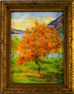 Appraisal: Van Clark Clemenson O C Fall Landscape Painting PENNSYLVANNIA b