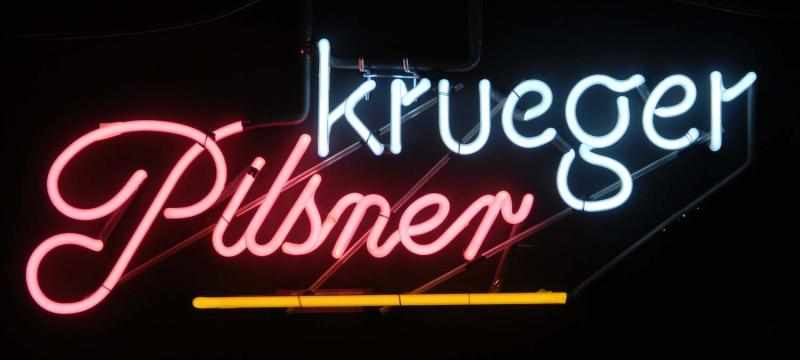 Appraisal: Krueger Pilsner Neon Sign Description s G Krueger Brewing Co