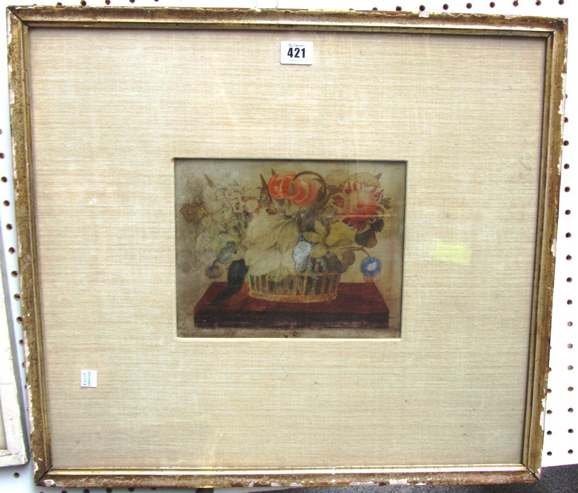 Appraisal: Flemish School th th century Still life of flowers in