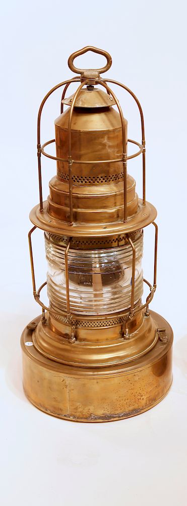 Appraisal: Rare Coast Guard Service Post Beacon Lantern Exclusive on Bidsquare