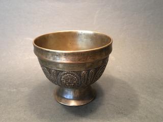 Appraisal: OLD Chinese Brass Bowl Censor H x wide OLD Chinese