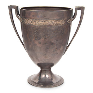 Appraisal: A Christofle Silver-Plate Vase Circa marked Christofle and hallmarked further