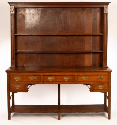 Appraisal: An th Century oak Welsh dresser cm wide