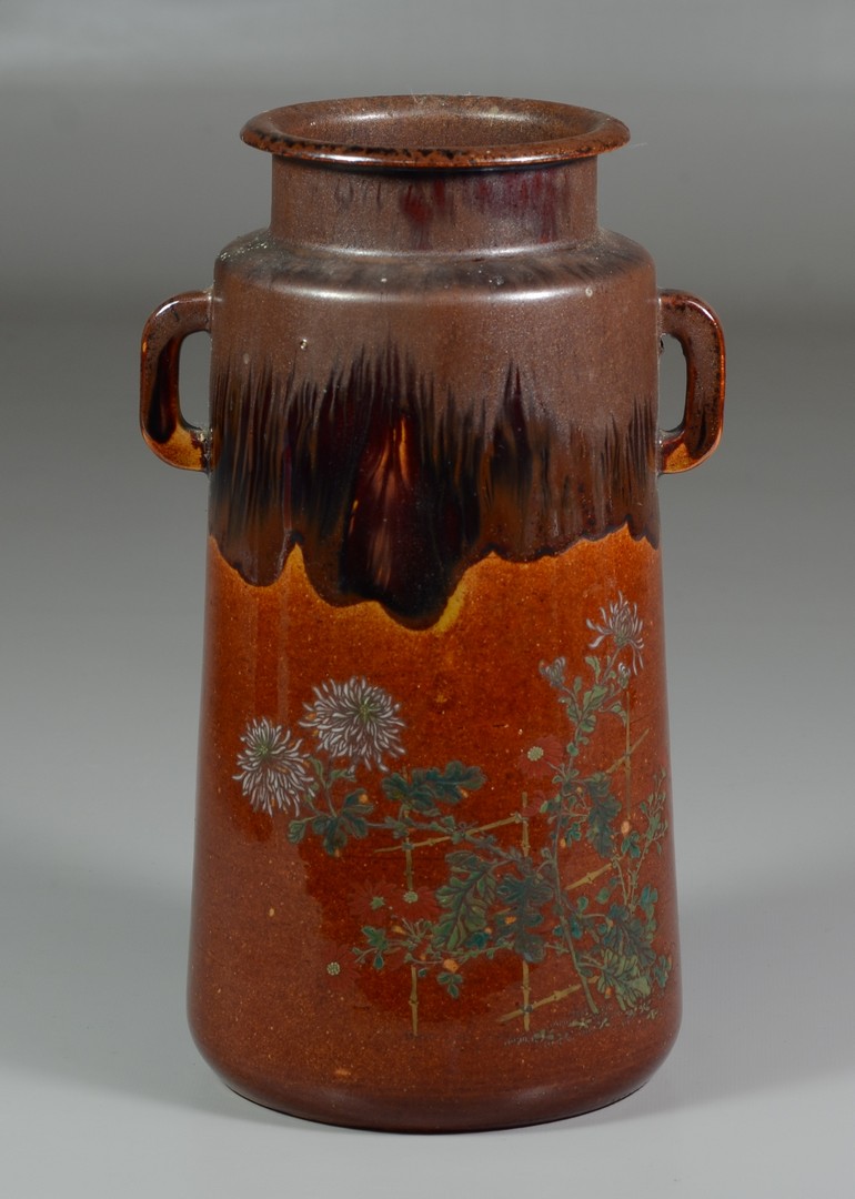 Appraisal: Japanese Pottery Vase Fushina-yaki circa Shimane Prefecture Matsue city high